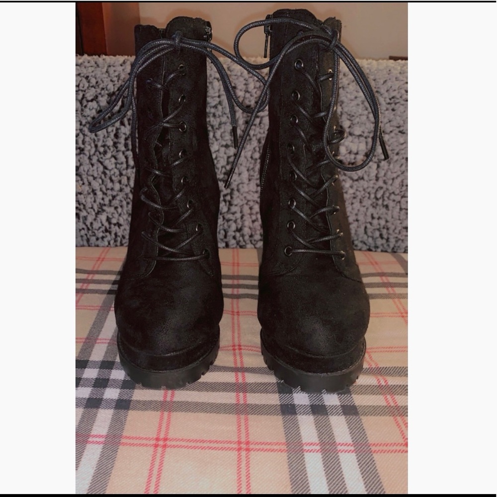 Block Heel Ankle Boots